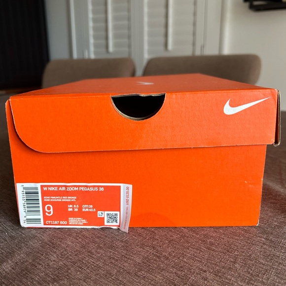 Nike Air Zoom Pegasus 36- sparkle pink- size 9 - Picture 2 of 4